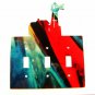 LightHouse Triple Light Cover Plate Steel Images Made USA 42615e