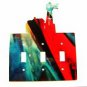 LightHouse Triple Light Cover Plate Steel Images Made USA 42615e