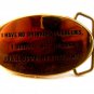 Vintage 1978 I hae no Drinking Problems Belt Buckle