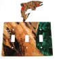 Porpoise / Dolphin Triple Light Cover Plate Steel Images Made USA 42715e