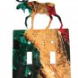 Moose Double Light Switch Cover Plate Steel Images USA 6215u