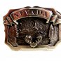 1980 Nevada Silvertone Belt Buckle by Great American Buckle Co. 12162013a