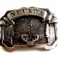 1980 Nevada Silvertone Belt Buckle by Great American Buckle Co. 12162013a