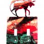 Moose & Mountain Double Light Switch Cover Plate Steel Images USA 6215Z