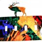 Reindeer Quadruple Light Switch Cover Plate by Steel Images USA 6415e