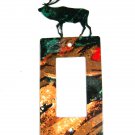 Reindeer Single Rocker Switch Cover Plate by Steel Images USA 6515ss