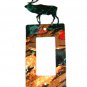 Reindeer Single Rocker Switch Cover Plate by Steel Images USA 6515ss