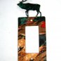 Reindeer Single Rocker Switch Cover Plate by Steel Images USA 6515ss