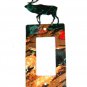 Reindeer Single Rocker Switch Cover Plate by Steel Images USA 6515ss