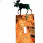 Moose Single Light Switch Cover Plate by Steel Images USA 6515TT