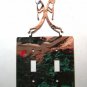 Kokopelli Flute Double Switch Cover Plate by Steel Images USA 021915GG