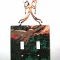 Kokopelli Flute Double Switch Cover Plate by Steel Images USA 021915GG