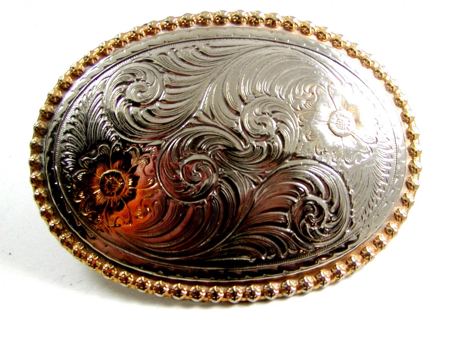 Fancy Western Belt Buckle Made In USA 2192014