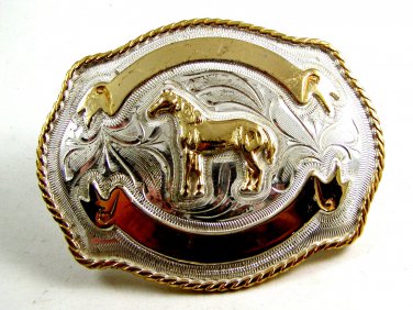 Western Cowboy Rodeo Horse Belt Buckle 2192014