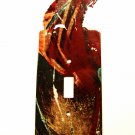 Bear w/ Fish Single Light Switch Cover Plate by LaZart 022515P
