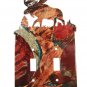 Moose Double Switch Outlet Cover Plate by LaZart USA 6915