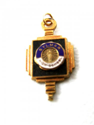 Slymar High School LA California Charm / Pendant / Key 52914 by Kinney