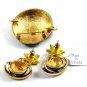 Solar System Stars Saturn Brooch & Earrings by Butler & Wilson 8614