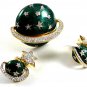 Solar System Stars Saturn Brooch & Earrings by Butler & Wilson 8614