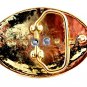 Western Goldtone Red Bull Head Belt Buckle #102113g