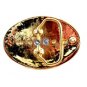 Western Goldtone Red Bull Head Belt Buckle #102113g