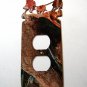 Cowboy Rodeo Calf Roping Lizard Double Outlet Cover Plate by LaZart 02161511111L
