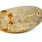 Gold Tone Green Enamel Western Cowboy Belt Buckle Made in USA
