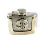 Liquor Decanter $ Dollar Bill Sign Belt Buckle 10282013