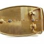 Western Cowboy Goldtone Tiger Eye Belt Buckle 10272013