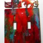 Cowboy Double Light Switch Cover Plate by Steel Images Made in USA 02161511111K
