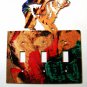Bear Triple Light Switch Cover Plate by Steel Images Made in USA 02161511111W