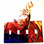 Kokopelli Flute Cactus Quadruple Switch Cover Plate by Steel Images USA 021915G