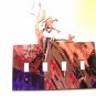 Kokopelli Flute Cactus Quadruple Switch Cover Plate by Steel Images USA 021915G