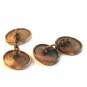 Victorian / Edwardian Scottish Tartan Plaid Cufflinks