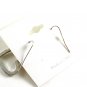 Stainless Steel & Rhinestones Dangley Hearts Pieced Earrings 11052013