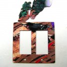 Cowboy & Horse Double Rocker Outlet Cover Plate by Steel Images USA 030315RR