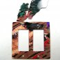 Cowboy & Horse Double Rocker Outlet Cover Plate by Steel Images USA 030315RR
