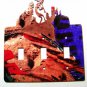 Kokopelli w/ Flute Triple Switch Cover Plate by Steel Images Made in USA 021915E
