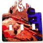 Kokopelli w/ Flute Triple Switch Cover Plate by Steel Images Made in USA 021915E