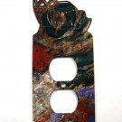 Southwest Pueblo Pottery Double Outlet Cover by LaZart 030515AA