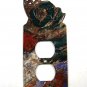 Southwest Pueblo Pottery Double Outlet Cover by LaZart 030515AA