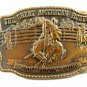1988 Great American Rodeo Saddle Bronc Riding Belt Buckle 11012013