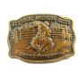 1988 Great American Rodeo Saddle Bronc Riding Belt Buckle 11012013