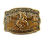 1988 Great American Rodeo Saddle Bronc Riding Belt Buckle 11012013