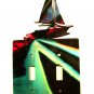 Sailboat Sail Boat Double Light Switch Cover Plate by Steel Images USA 51515