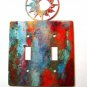 Sun Double Light Switch Cover Plate by Steel Images Made in USA 02161511111P