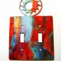 Sun Double Light Switch Cover Plate by Steel Images Made in USA 02161511111P