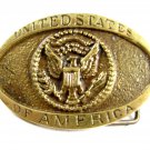 United States of America Brass Belt Buckle 62714a