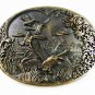 Solid Brass Mallard Ducks In Flight Belt Buckle By Award Design Medals 72815