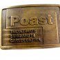 Poast The Ultimate Standard In Grass Control Belt Buckle Signed